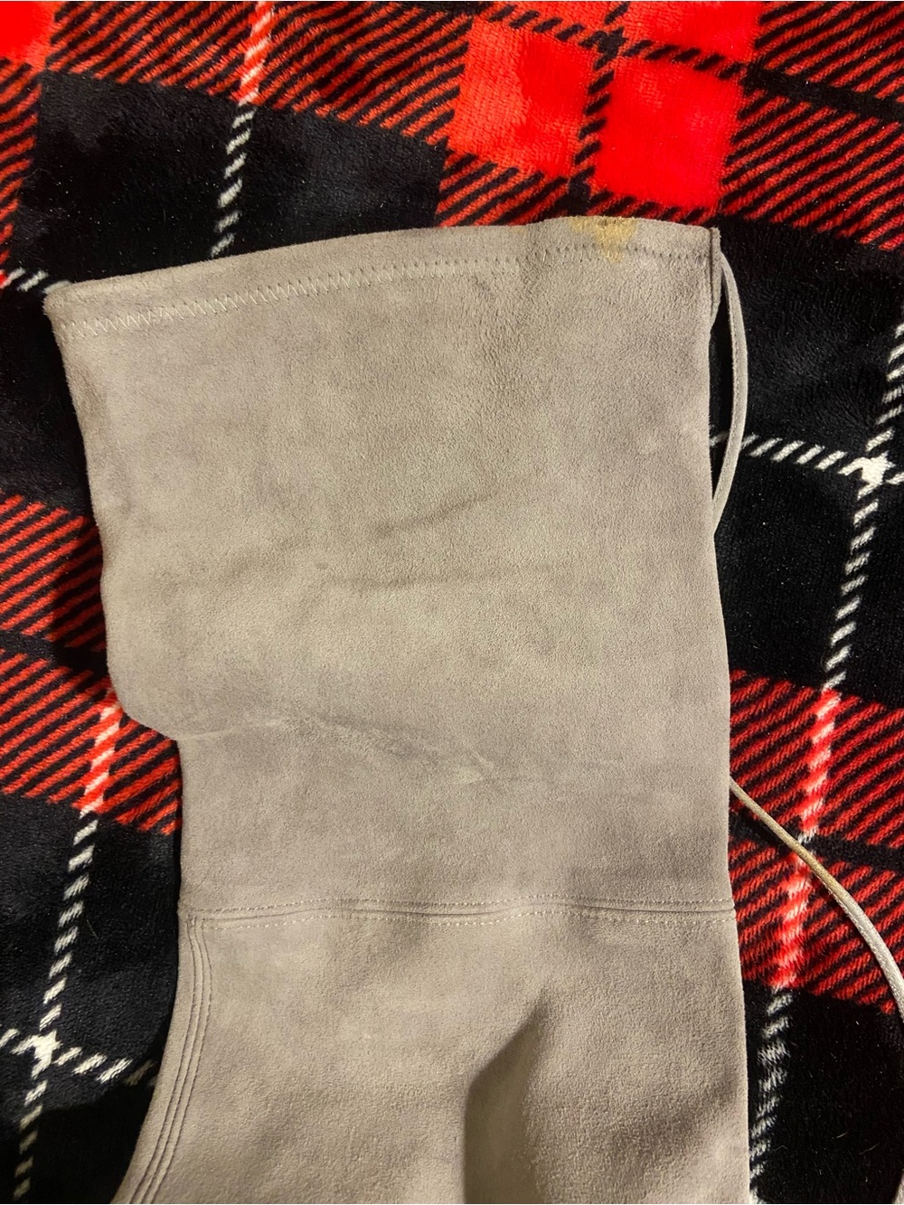 Stuart Weitzman-Over-the-Knee Suede Block Heel Boots - - Picture 5 of 5